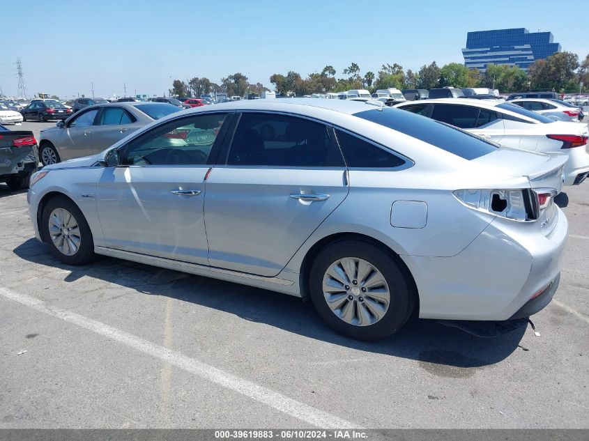 2016 Hyundai Sonata Hybrid Se VIN: KMHE24L1XGA040372 Lot: 39619883