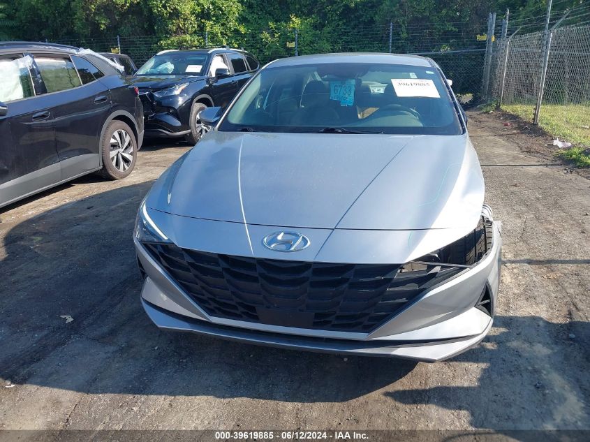 2022 Hyundai Elantra Sel VIN: 5NPLS4AG2NH084715 Lot: 39619885