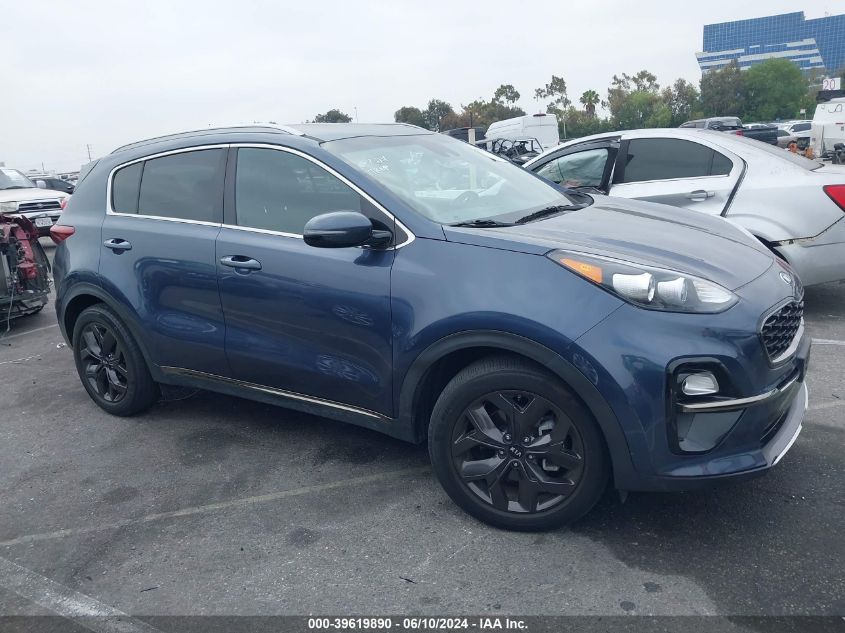 2021 Kia Sportage S VIN: KNDP63AC3M7852234 Lot: 39619890