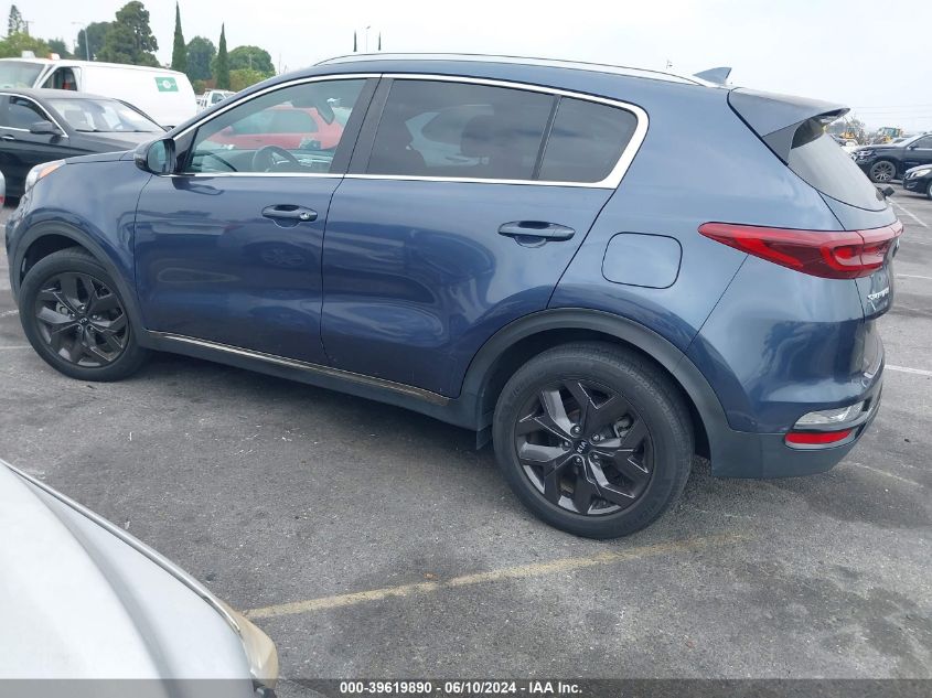 2021 Kia Sportage S VIN: KNDP63AC3M7852234 Lot: 39619890