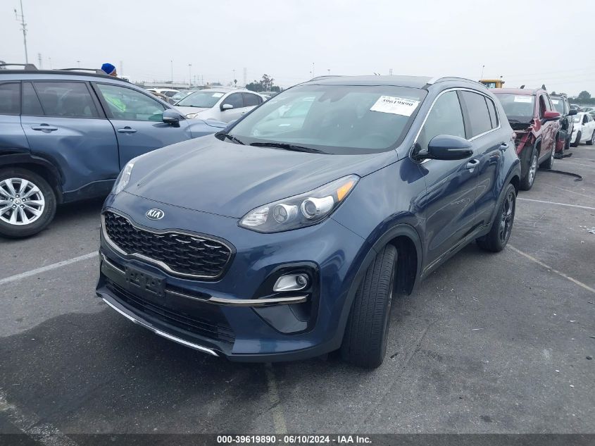 2021 Kia Sportage S VIN: KNDP63AC3M7852234 Lot: 39619890