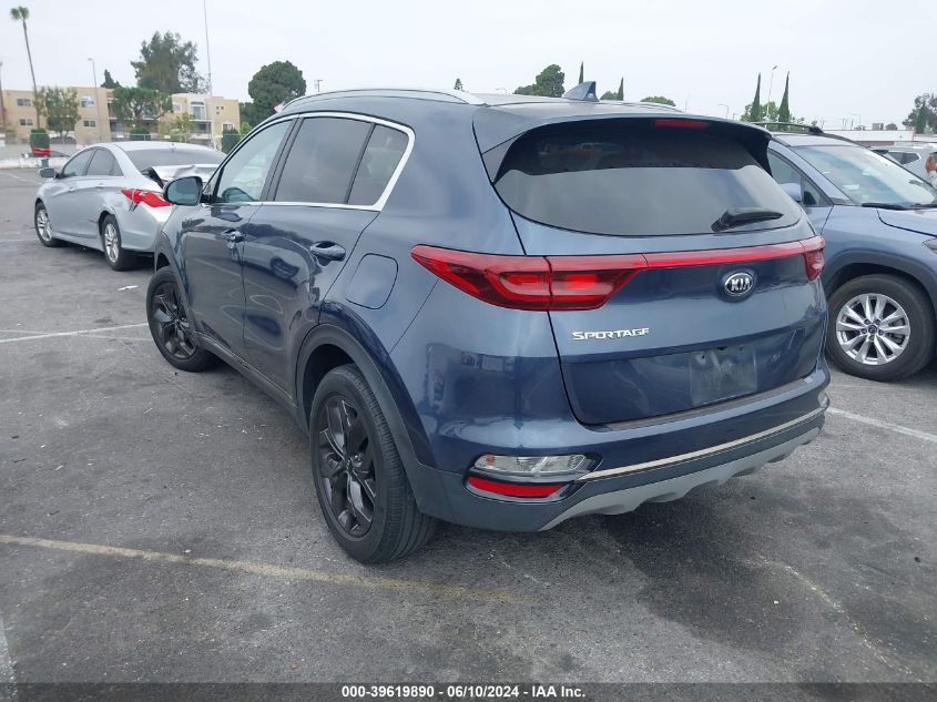 2021 Kia Sportage S VIN: KNDP63AC3M7852234 Lot: 39619890