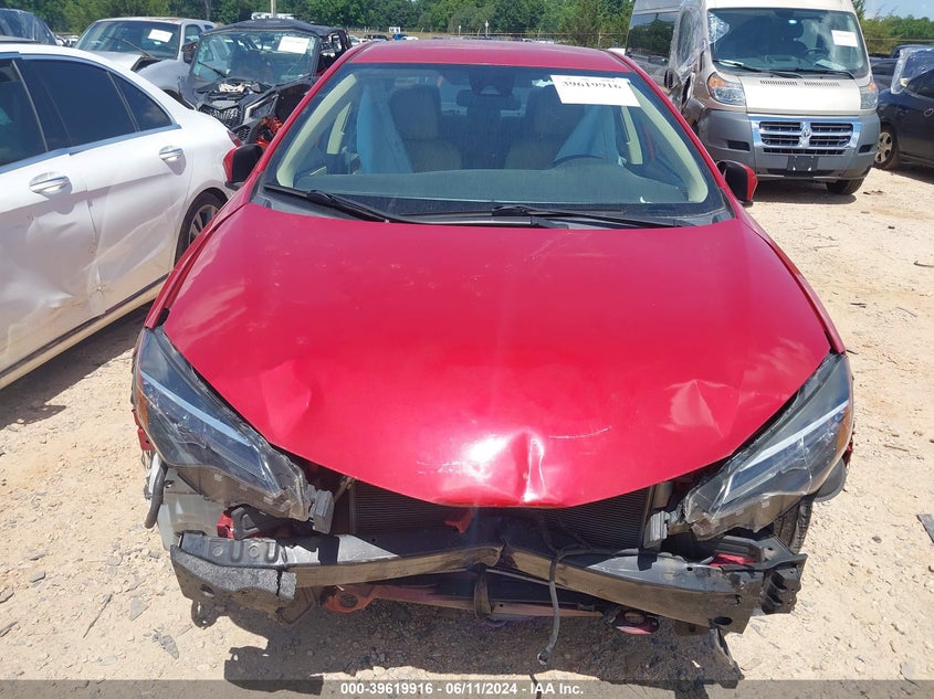 2017 Toyota Corolla Le VIN: 2T1BURHE2HC960763 Lot: 39619916