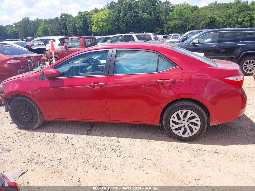 2017 Toyota Corolla Le VIN: 2T1BURHE2HC960763 Lot: 39619916