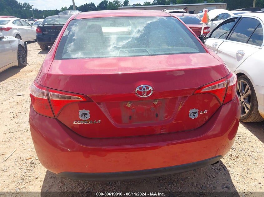 2017 Toyota Corolla Le VIN: 2T1BURHE2HC960763 Lot: 39619916