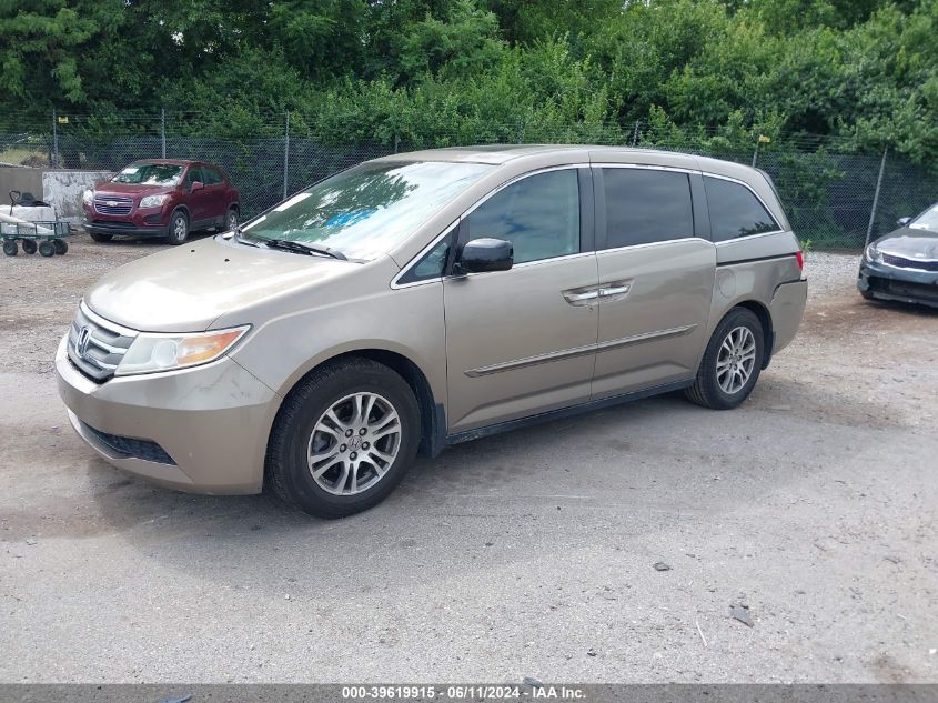 2011 Honda Odyssey Ex-L VIN: 5FNRL5H66BB077335 Lot: 39619915