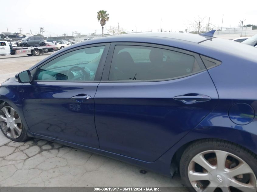 2013 Hyundai Elantra Limited VIN: 5NPDH4AE8DH451438 Lot: 39619917