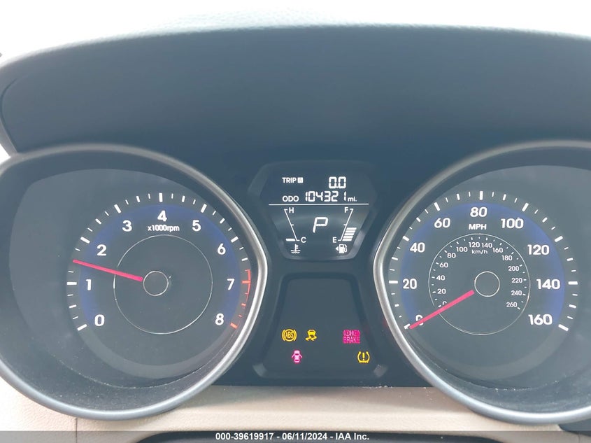 2013 Hyundai Elantra Limited VIN: 5NPDH4AE8DH451438 Lot: 39619917