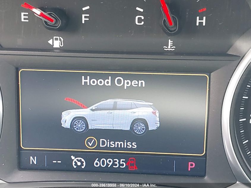 2019 GMC Terrain Slt VIN: 3GKALPEX9KL268145 Lot: 39619958