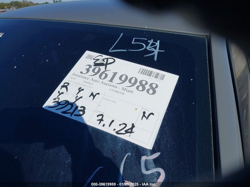 2019 DODGE CHARGER SCAT PACK RWD - 2C3CDXGJ9KH535355