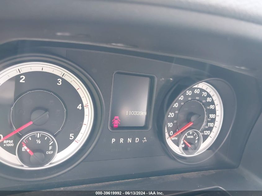 2013 Ram 2500 Tradesman VIN: 3C6UR5HL1DG514192 Lot: 39619992