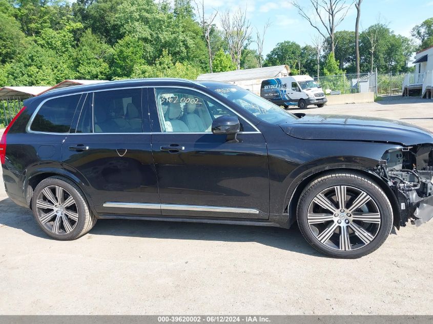 2020 Volvo Xc90 Hybrid T8 Inscription 7 Passenger VIN: YV4BR0CL2L1540174 Lot: 39620002