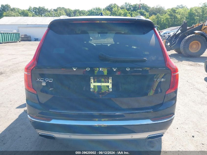 2020 Volvo Xc90 Hybrid T8 Inscription 7 Passenger VIN: YV4BR0CL2L1540174 Lot: 39620002