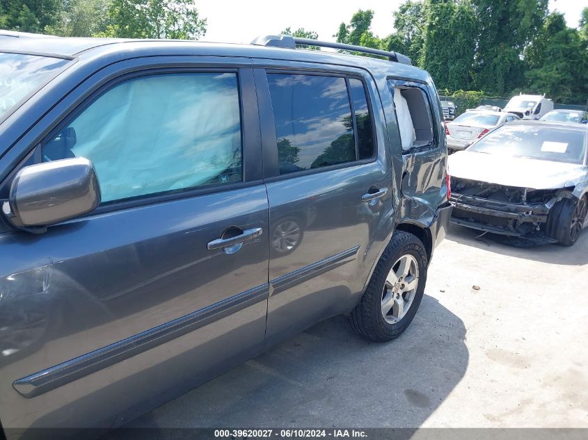 2011 Honda Pilot Ex-L VIN: 5FNYF4H62BB068547 Lot: 39620027