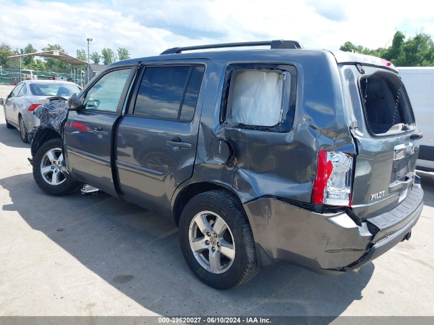 2011 Honda Pilot Ex-L VIN: 5FNYF4H62BB068547 Lot: 39620027