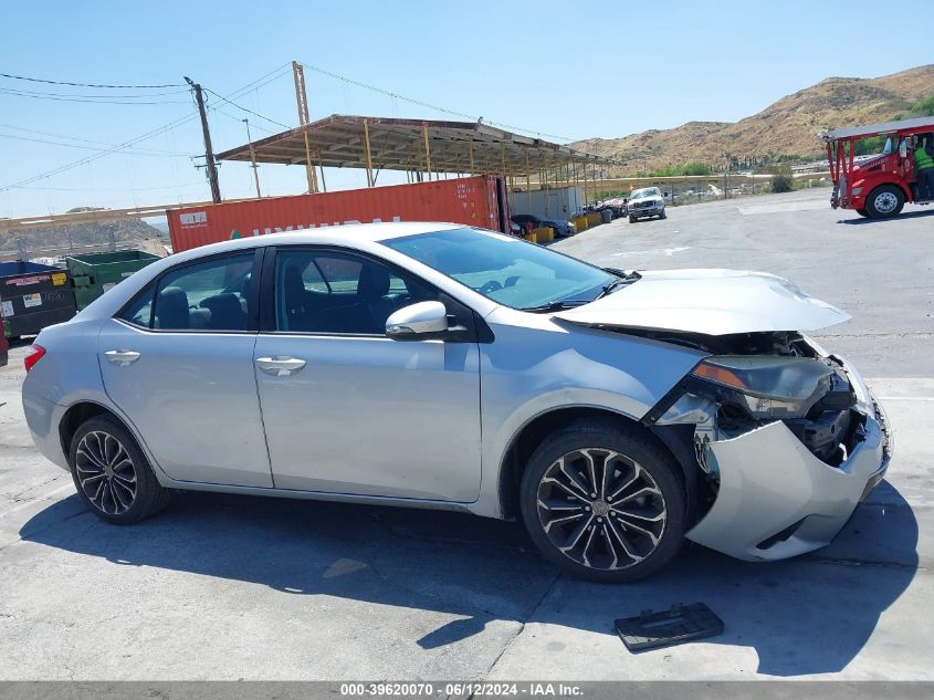 2014 Toyota Corolla S Plus VIN: 5YFBURHE5EP046292 Lot: 39620070