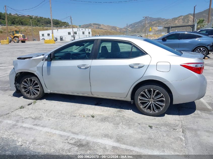 2014 Toyota Corolla S Plus VIN: 5YFBURHE5EP046292 Lot: 39620070