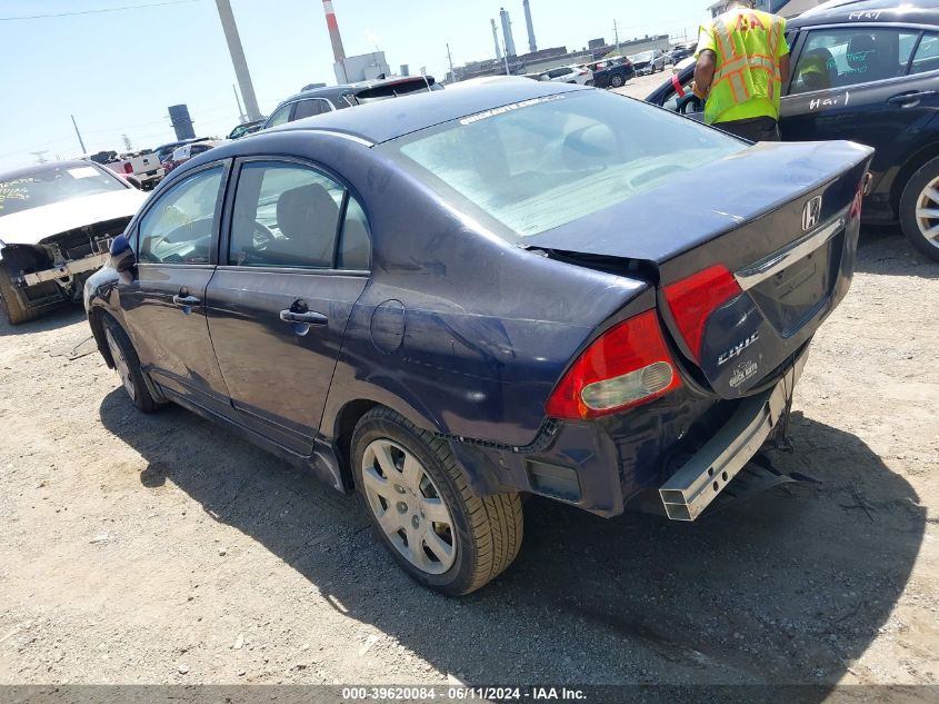 2010 Honda Civic Sdn Lx VIN: 2HGFA1F56AH556408 Lot: 39620084