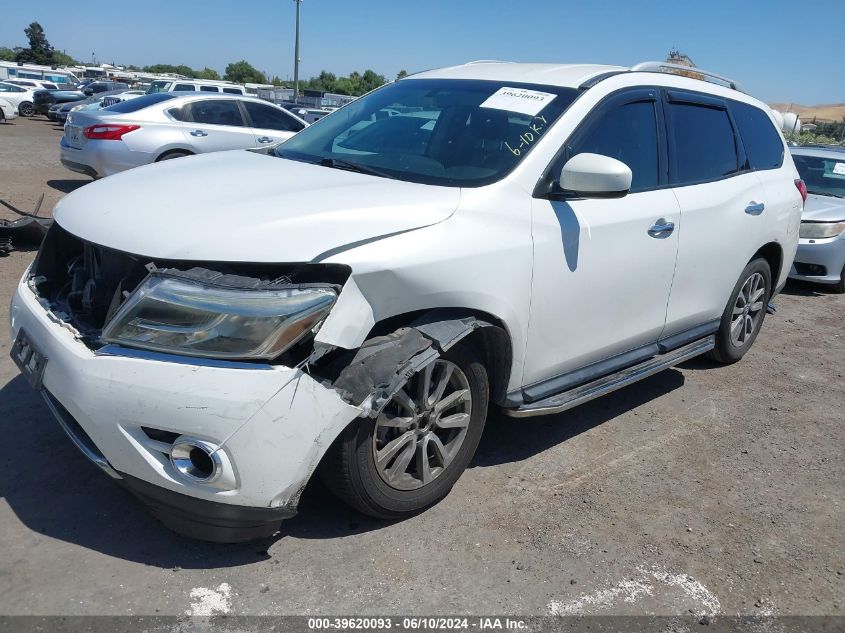 2014 Nissan Pathfinder Sv VIN: 5N1AR2MM5EC652231 Lot: 39620093