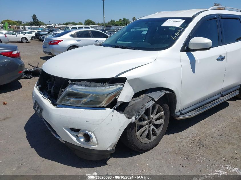 2014 Nissan Pathfinder Sv VIN: 5N1AR2MM5EC652231 Lot: 39620093