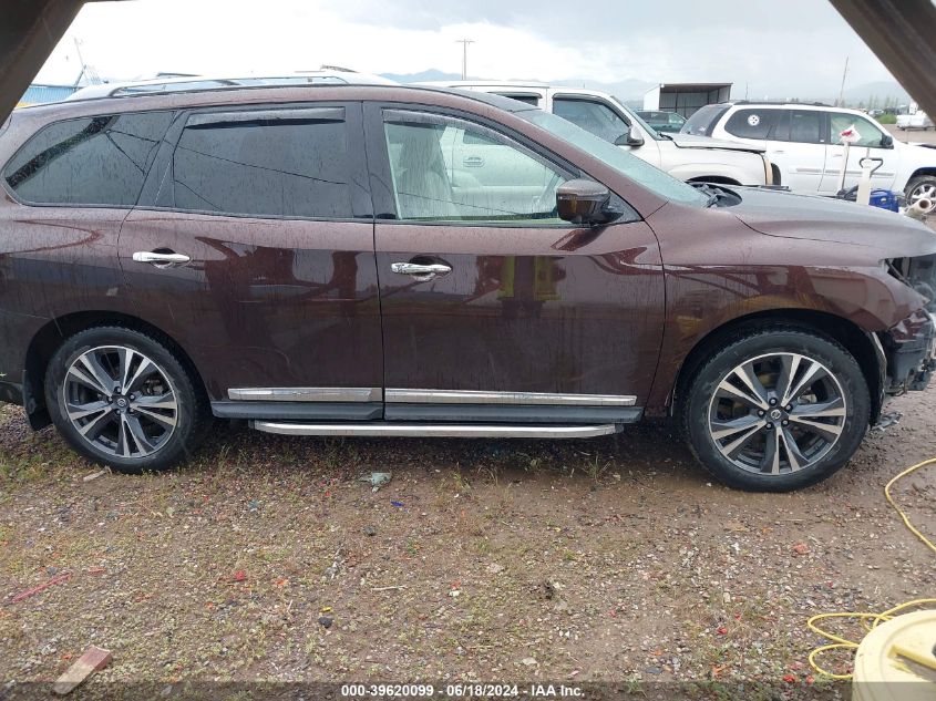 2019 Nissan Pathfinder Platinum VIN: 5N1DR2MM5KC603037 Lot: 39620099