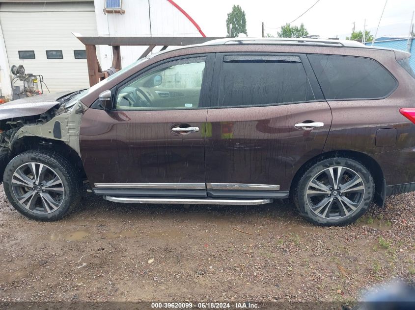 2019 Nissan Pathfinder Platinum VIN: 5N1DR2MM5KC603037 Lot: 39620099