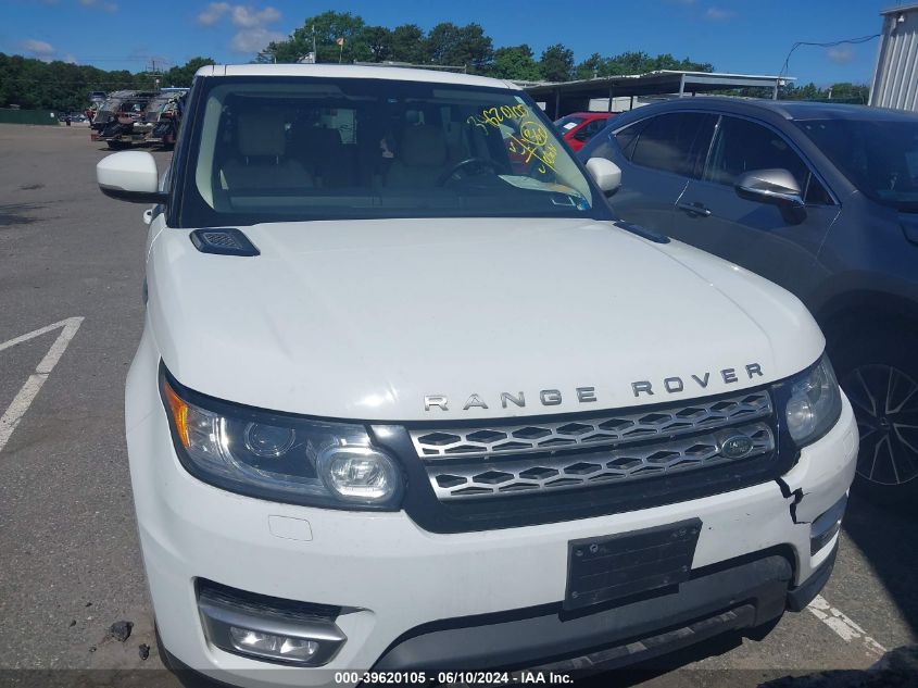 2015 Land Rover Range Rover Sport 3.0L V6 Supercharged Hse VIN: SALWR2VF9FA615814 Lot: 39620105