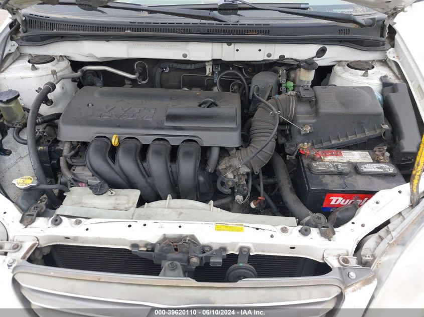 2003 Toyota Corolla Le VIN: JTDBR32E332012578 Lot: 39620110