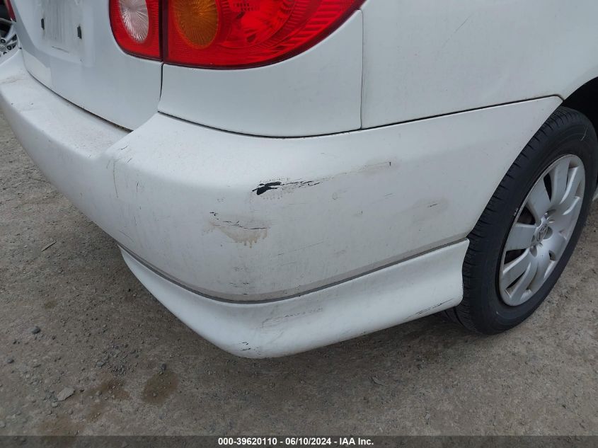 2003 Toyota Corolla Le VIN: JTDBR32E332012578 Lot: 39620110