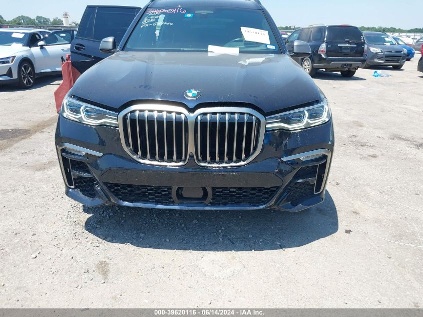 2021 BMW X7 M50I VIN: 5UXCX6C01M9G29454 Lot: 39620116