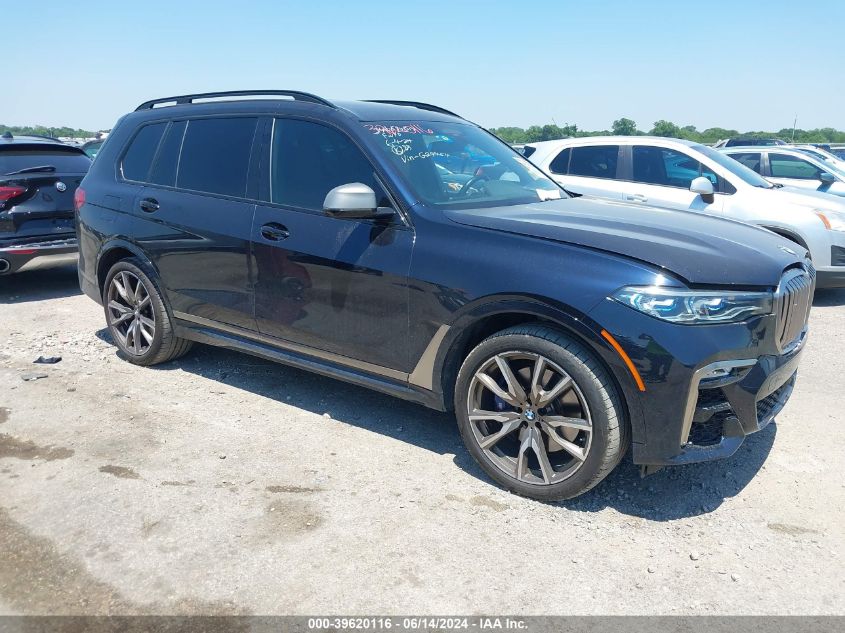 2021 BMW X7 M50I VIN: 5UXCX6C01M9G29454 Lot: 39620116