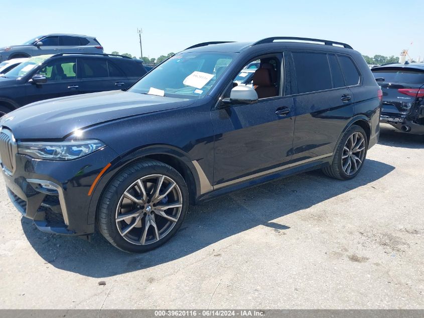 2021 BMW X7 M50I VIN: 5UXCX6C01M9G29454 Lot: 39620116