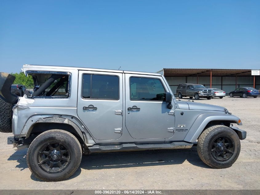 2017 Jeep Wrangler Unlimited Sahara 4X4 VIN: 1C4BJWEG7HL534752 Lot: 39620120