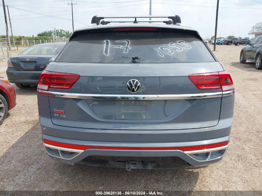 2021 Volkswagen Atlas Cross Sport 3.6L V6 Se W/Technology R-Line VIN: 1V2PE2CA6MC226823 Lot: 39620138