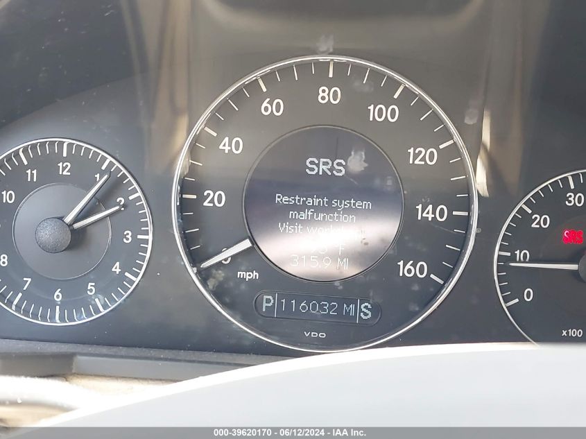 2003 Mercedes-Benz E 320 VIN: WDBUF65J23A288802 Lot: 39620170