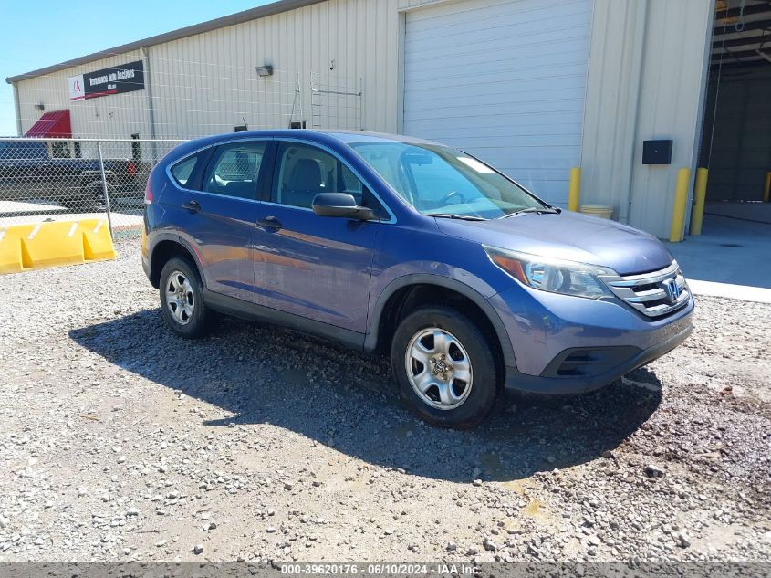 2013 Honda Cr-V Lx VIN: 2HKRM4H3XDH619800 Lot: 39620176