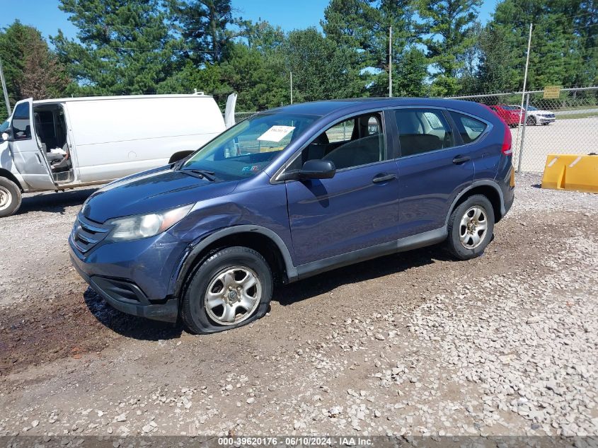 2013 Honda Cr-V Lx VIN: 2HKRM4H3XDH619800 Lot: 39620176