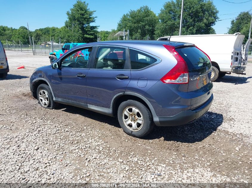 2013 Honda Cr-V Lx VIN: 2HKRM4H3XDH619800 Lot: 39620176