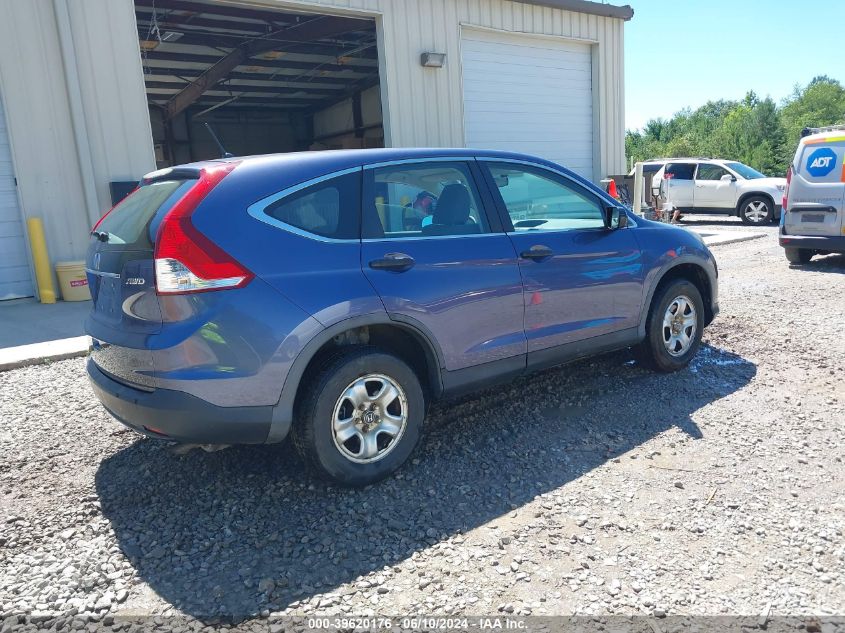 2013 Honda Cr-V Lx VIN: 2HKRM4H3XDH619800 Lot: 39620176