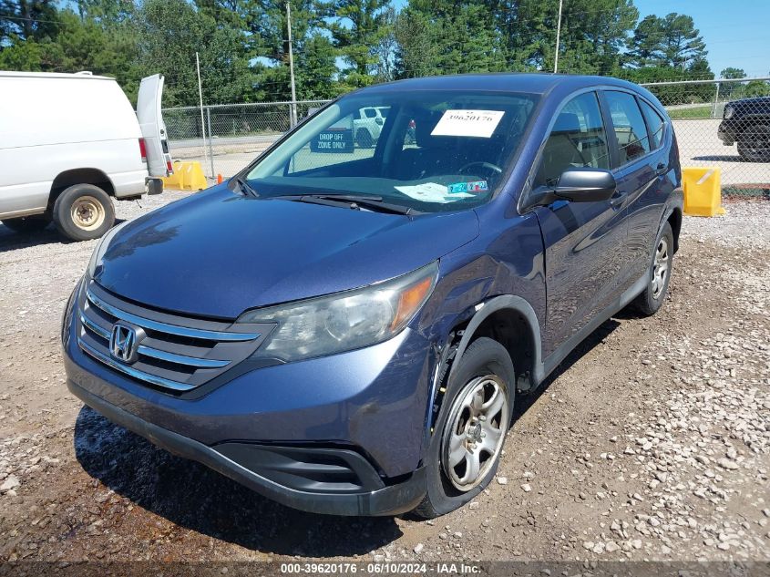 2013 Honda Cr-V Lx VIN: 2HKRM4H3XDH619800 Lot: 39620176