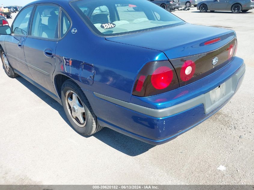 2005 Chevrolet Impala VIN: 2G1WF52E059152817 Lot: 39620182