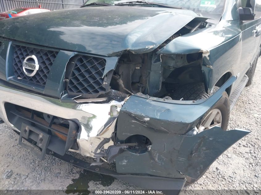 2005 Nissan Armada Se VIN: 5N1AA08B25N722745 Lot: 39620209