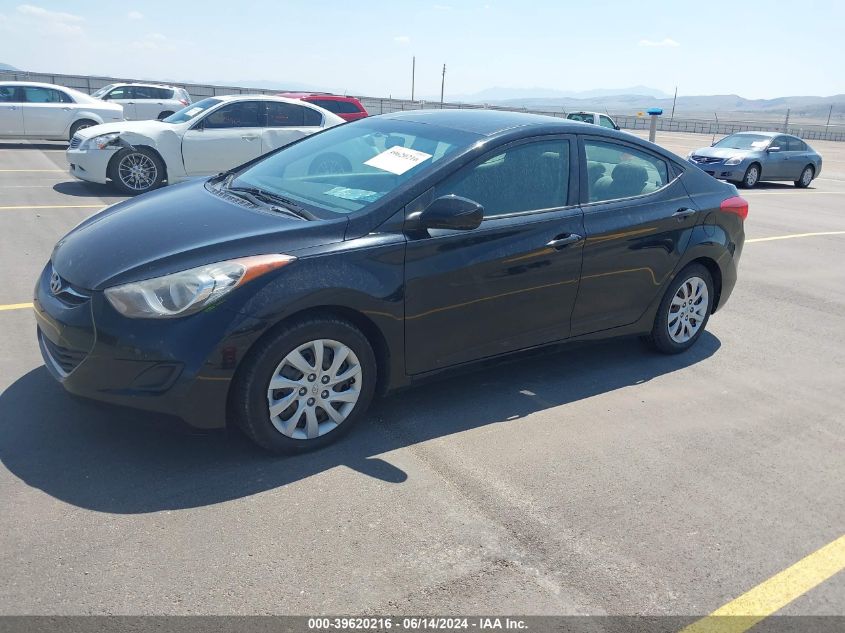 2012 Hyundai Elantra Gls (Ulsan Plant) VIN: KMHDH4AE6CU370521 Lot: 39620216