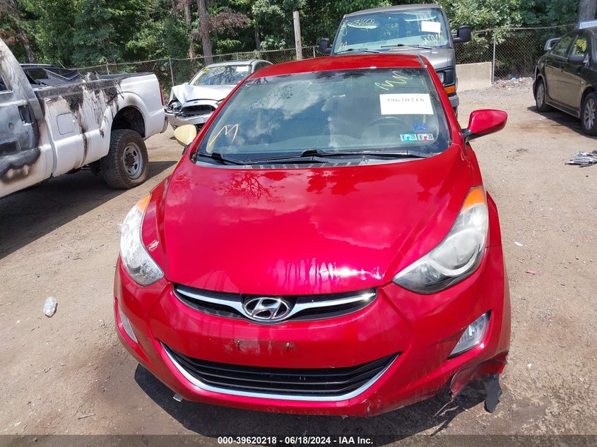 2012 Hyundai Elantra Gls (Ulsan Plant) VIN: KMHDH4AE1CU290897 Lot: 39620218