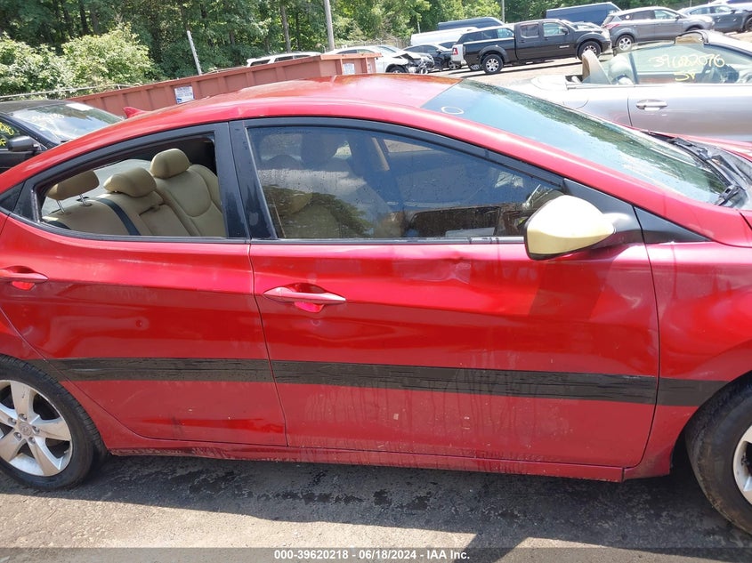 2012 Hyundai Elantra Gls (Ulsan Plant) VIN: KMHDH4AE1CU290897 Lot: 39620218