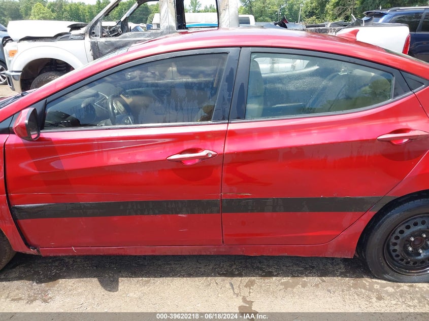 2012 Hyundai Elantra Gls (Ulsan Plant) VIN: KMHDH4AE1CU290897 Lot: 39620218