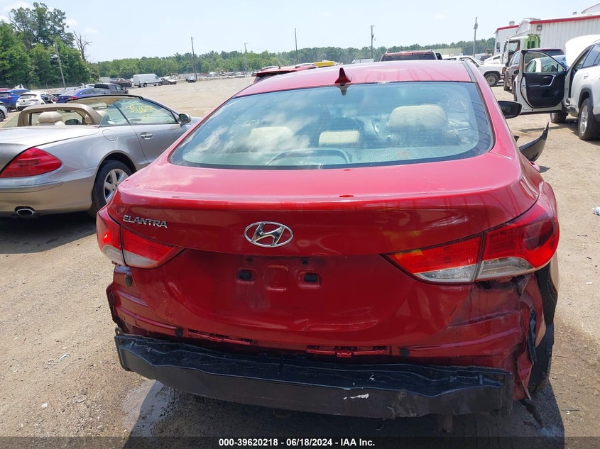 2012 Hyundai Elantra Gls (Ulsan Plant) VIN: KMHDH4AE1CU290897 Lot: 39620218