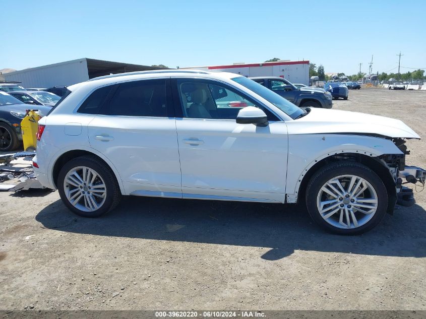 2018 Audi Q5 2.0T Premium/2.0T Tech Premium VIN: WA1BNAFY5J2207755 Lot: 39620220