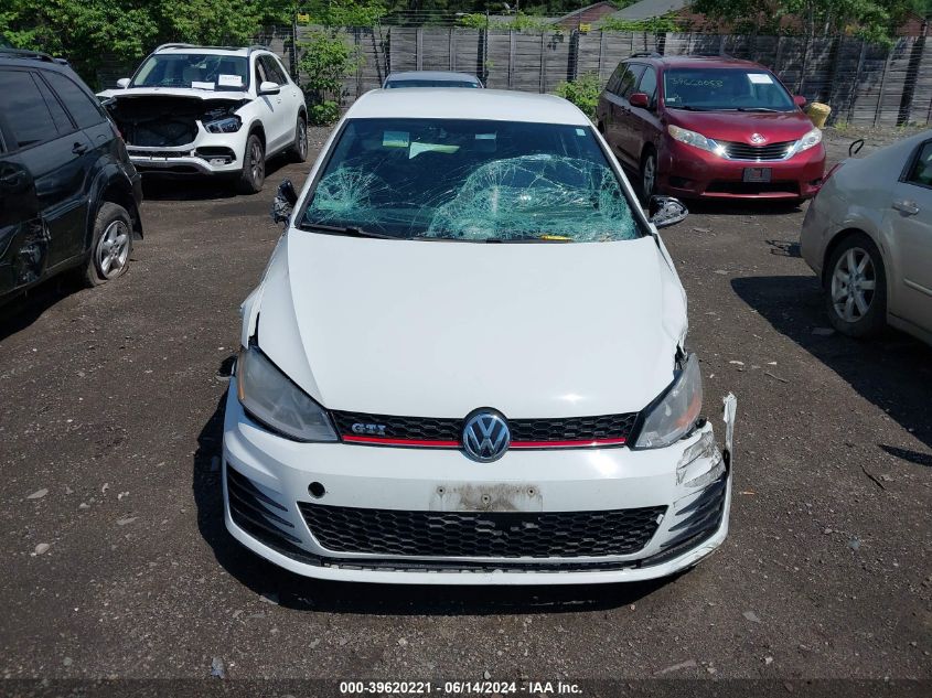 2015 Volkswagen Golf Gti 2.0T S 4-Door VIN: 3VW4T7AU3FM004288 Lot: 39620221