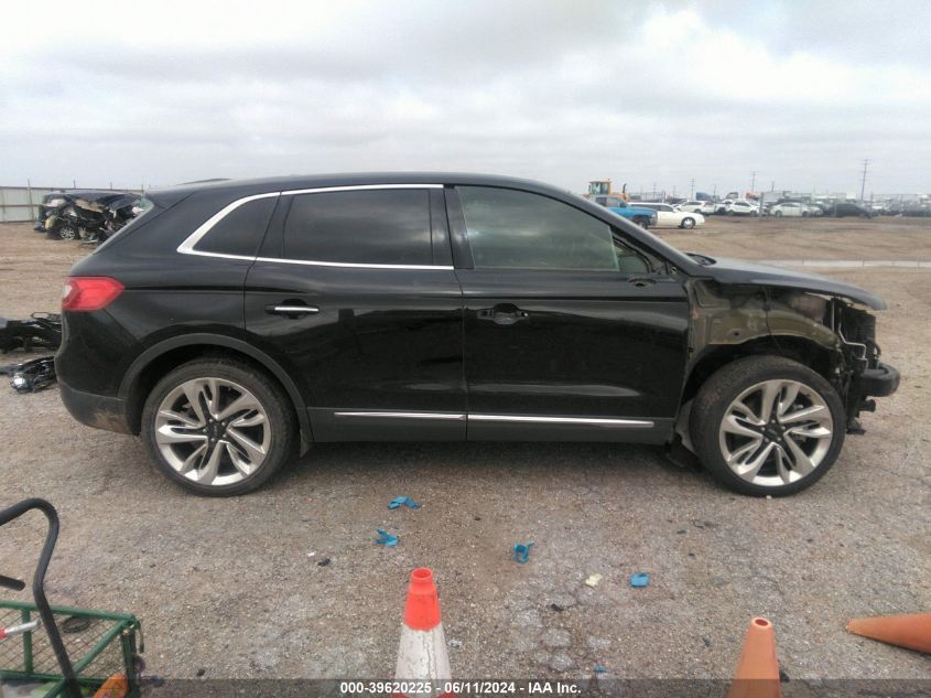 2018 Lincoln Mkx Reserve VIN: 2LMPJ8LR7JBL45255 Lot: 39620225